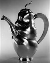 Teapot with elkhorn handle